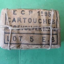 Une rare trousse de 18 cartouches model 1892 reglementaire de 1895 poudre noire