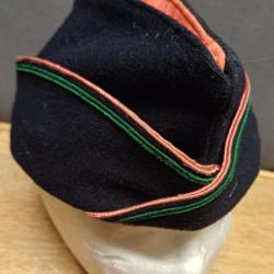 Authentique et ancien bonnet de police militaire de l'Infanterie Métropolitaine