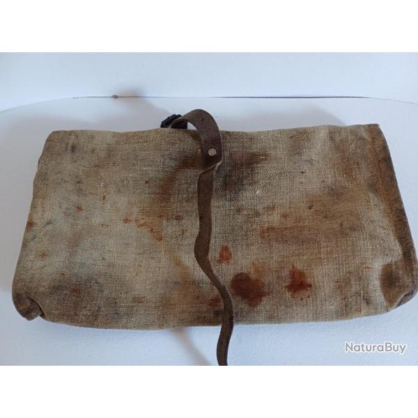 Pochette toile avec bougies