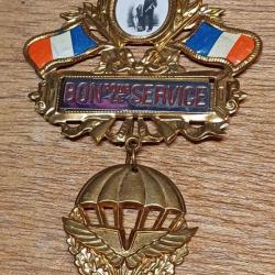 Très bel insigne militaire de conscrit "Bon pour le Service"