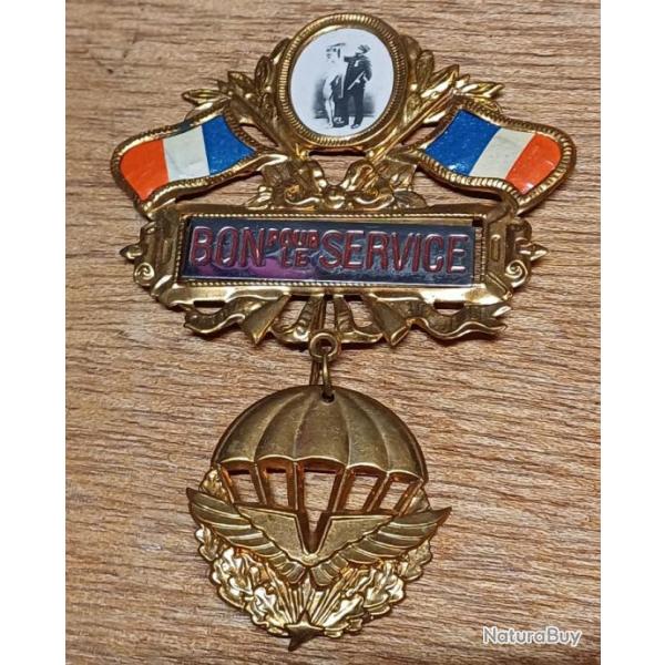 Trs bel insigne militaire de conscrit "Bon pour le Service"