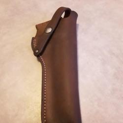 Étui holster en cuir pour colt python de 6 pouces