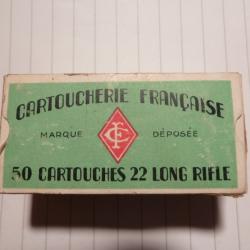 Boite 22 LR Cartoucherie Française de collection