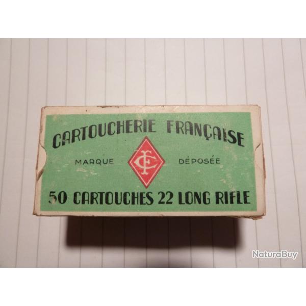 Boite 22 LR Cartoucherie Franaise de collection