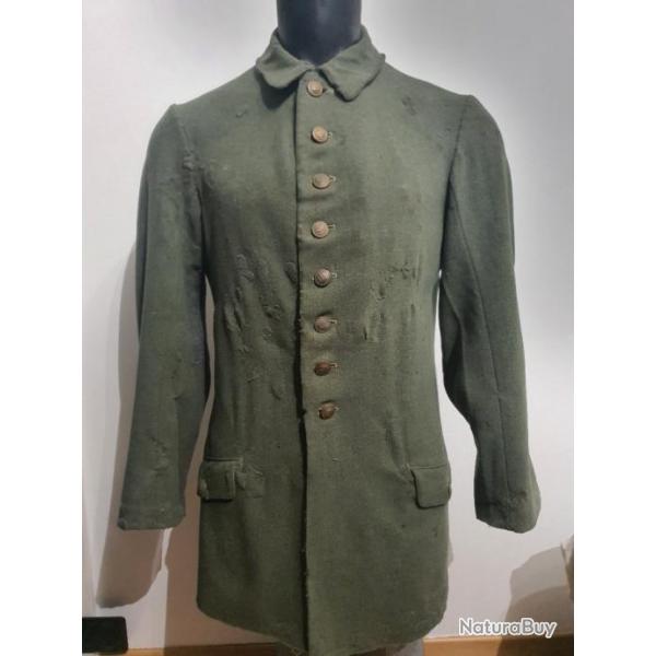 Bluse date 1915 veste allemande ww1 14 18 landser uniforme tranche quipement