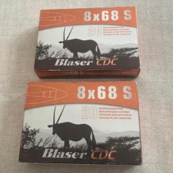 Blaser CDC 8x68S 11 g lot de 2