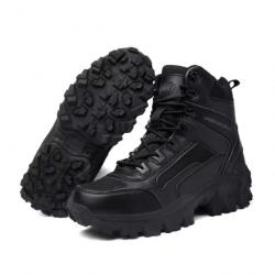 Bottes de randonnée NOIRE homme hiver - Chasse - Trekking marche anti-chocs - Camping plein air