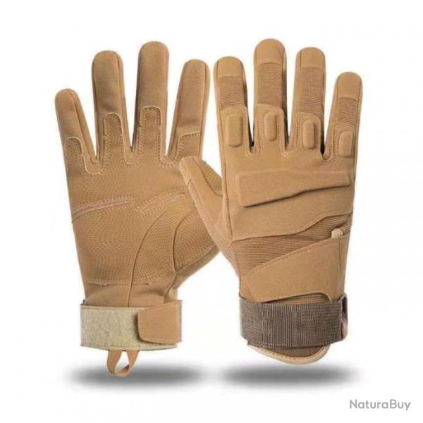 Gants polyvalents sport & chasse BEIGE - Moto, quitation, ski, tir - Promo