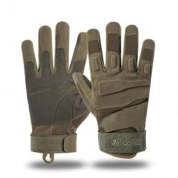 Gants polyvalents sport & chasse VERT - Moto, équitation, ski, tir - Promo