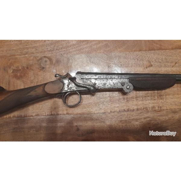Carabine dit braconnier 12 mm systme Leclerq  cl serpent