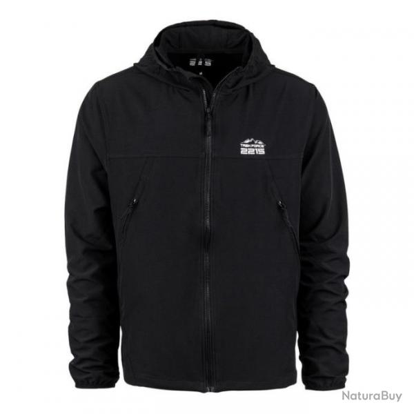 VESTE SOFTSHELL TRAIL NOIR