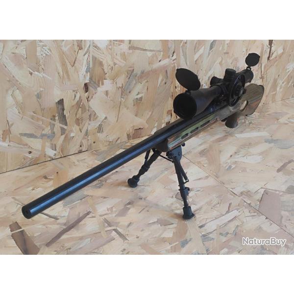 CARABINE MARLIN X7VH Cal : 22-250 REM avec Lunette Hawke Sidewinder 8-32 x 56, crosse BOYDS  occasio