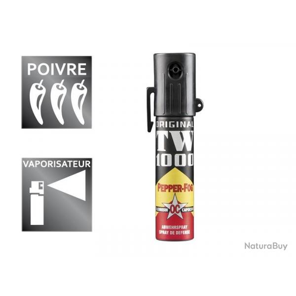 BEL2112 LOT DE 6 AEROSOLS POIVRE FOG TW 1000 "LADY" 20ML AVEC CLIP NEUF