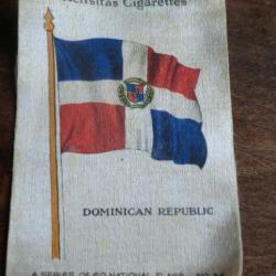 national  flag  DOMINICAN REPUBLIC  " usa " 1934 kensitas