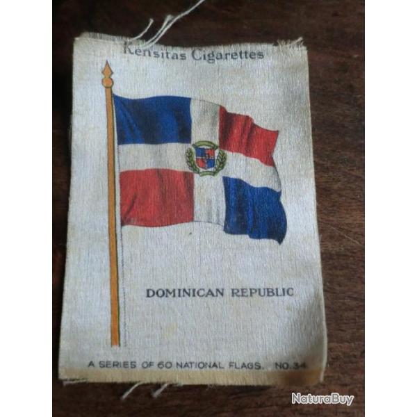 national  flag  DOMINICAN REPUBLIC  " usa " 1934 kensitas