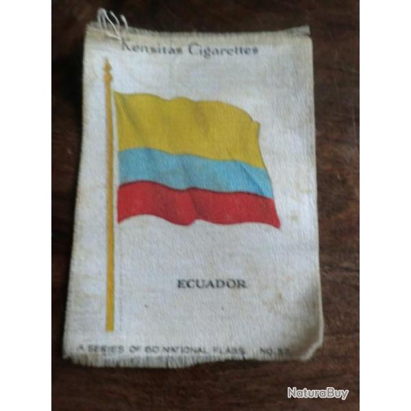 national  flag  ECUADOR  " usa " 1934 kensitas