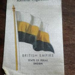 national  flag  BRITISH EMPIRE STATE OF PERAK  " usa " 1934 kensitas