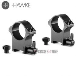 Colliers de Montage HAWKE en Acier Professional Weaver 30mm Haut