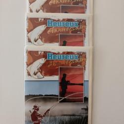 LOT CARTE DE VOEUX "HEUREUX ANNIVERSAIRE" SPECIALE PECHEUR