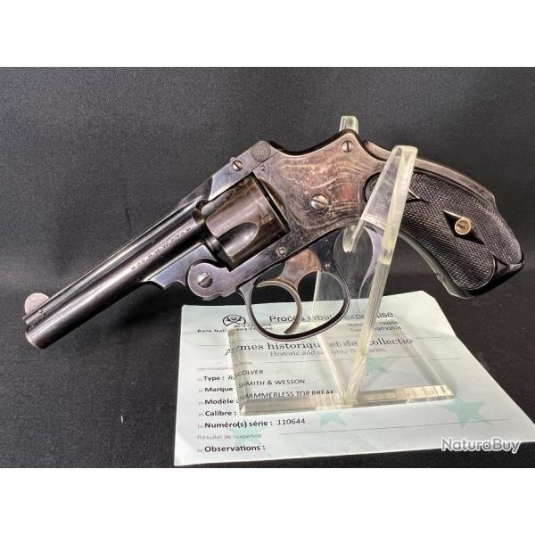 SMITH & WESSON HAMMERLESS cal 32sw court