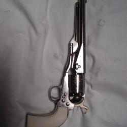 vend revolver a poudre noire pietta old silver poignée blanche calibre 44 neuf