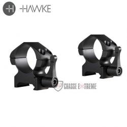 Colliers de Montage HAWKE Acier Précision Weaver 1" à Levier Medium