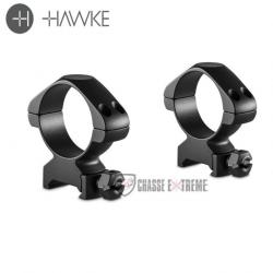 Colliers de Montage HAWKE Acier Précision Weaver 34mm à Écrou Bas