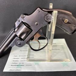 SMITH&WESSON HAMMERLESS 3eme modèle cal 32sw short