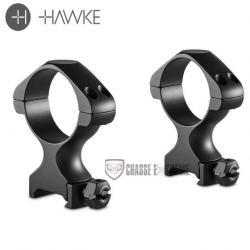 Colliers de Montage HAWKE Acier Précision Weaver 34mm à Écrou Haut