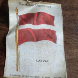 national  flag  LATVIA  " usa " 1934 kensitas