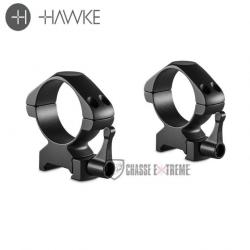 Colliers de Montage HAWKE Acier Précision Weaver 34mm à Levier Bas