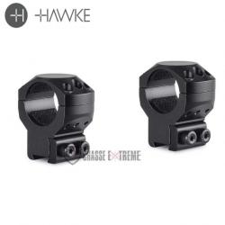 Colliers de Montage HAWKE Tactical 9-11mm 1" Haut