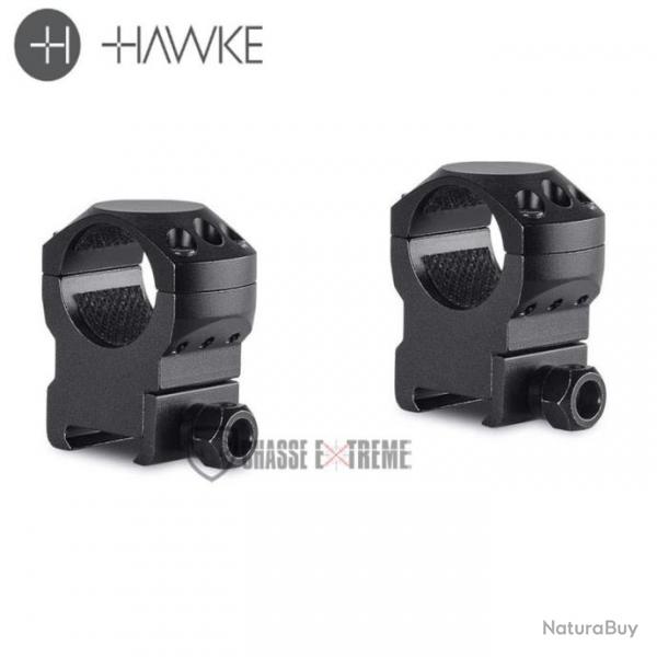 Colliers de Montage HAWKE Tactical Weaver 1" Haut