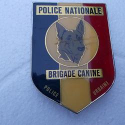 insigne police nationale;brigade canine,état comme neuf