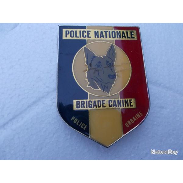 insigne police nationale;brigade canine,tat comme neuf