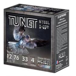 Cartouches de chasse Tunet Pigeon Steel HP Acier Cal. 12/76 - Par 1