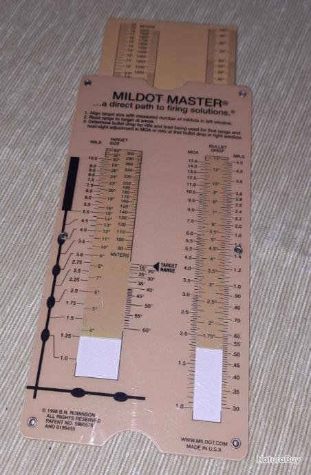 MILDOT MASTER pour sniper - Lunettes de tir et tactique (12800073)