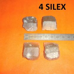 lot de 4 silex blonds - VENDU PAR JEPERCUTE (D23K43)