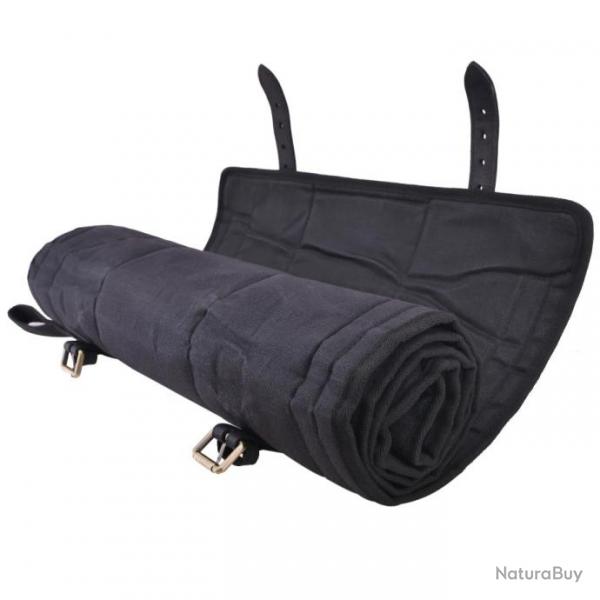 Canevas en toile cire pour odor, grand format, 59x18 pouces -*NOIR -*