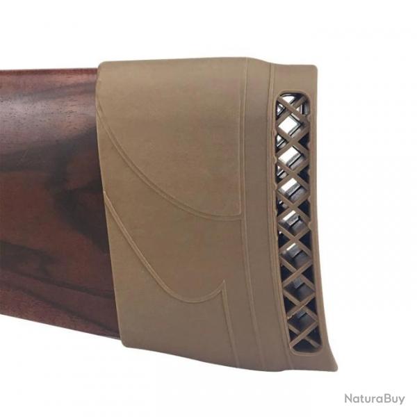 Coussin de recul en caoutchouc pour fusil de chasse -*MARRON -*LIVRAISON GRATUITE !!