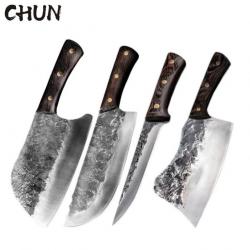 Couteau de Chef de cuisine en acier à haute teneur en carbone *-4 Pcs Set -*LIVRAISON GRATUITE !!!