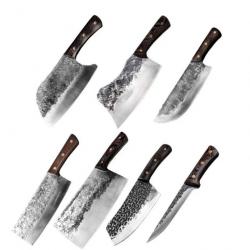 Couteau de Chef de cuisine en acier à haute teneur en carbone *-7 Pcs Set-*LIVRAISON GRATUITE !!!