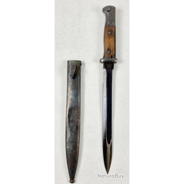 BAONNETTE ALLEMANDE 1884/98 DEUXIME MODLE PRODUIT PAR GEBR.HELLER MARIENTHAL ERFURT scie supprim