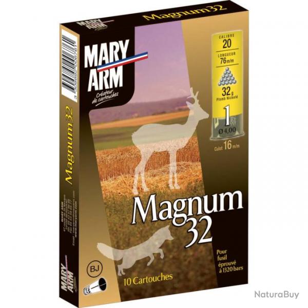 Boite de 10 cart MAGNUM 20/76 32g pb 2 (Taille 2)