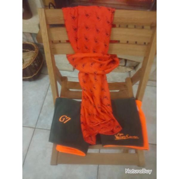 Chche stagunt scarf + charpe chaussette a fusil , carabine , G7 Verney Carron