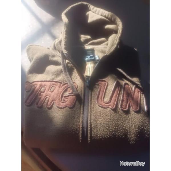 Sweat capuche stagunt + pull Decathlon chasse