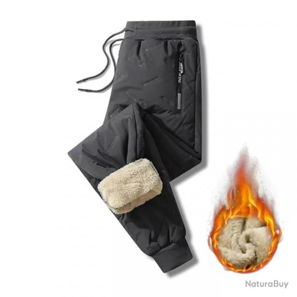 Pantalon thermique dcontract pour chasse rsistant au froid, coupe-vent, impermable, chaud GRIS