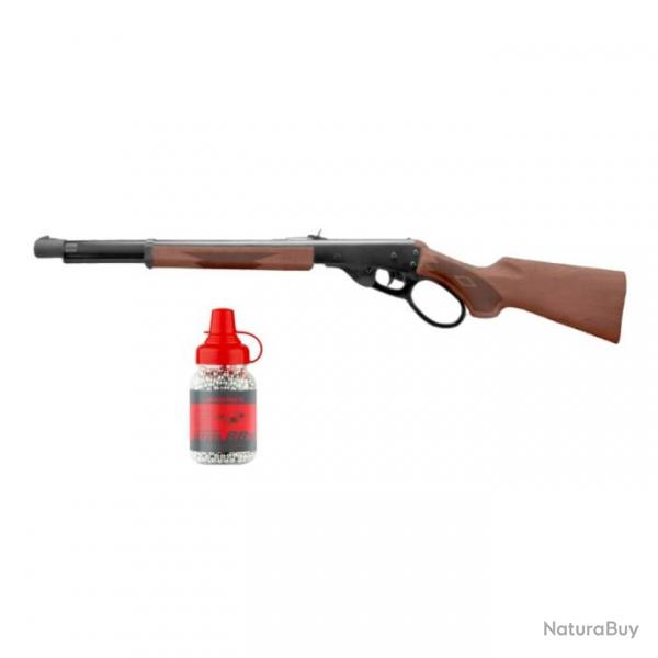 PACK : CARABINE MARLIN LEVER ACTION BB RIFLE CAL BB/4.5MM + BILLES