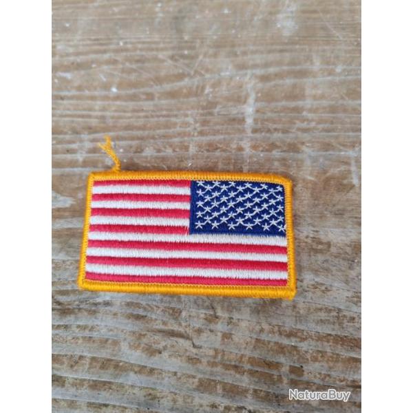 PATCHE TYPE VELCRO DRAPEAU U.S.