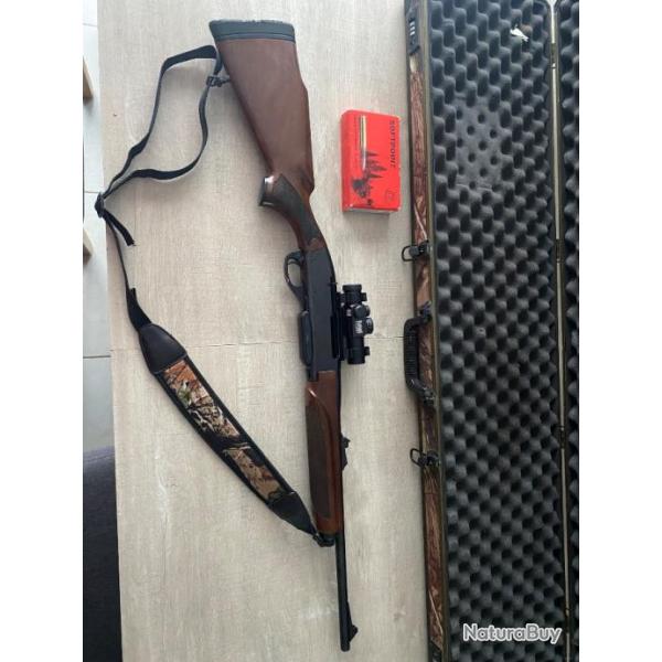 Carabine Remington Wood master 750 semi-automatique cal280REM